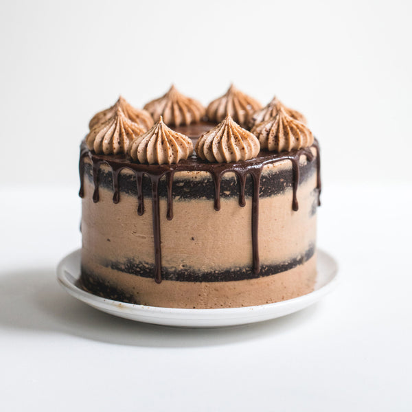 Scraped Chocolate Guinness Cake