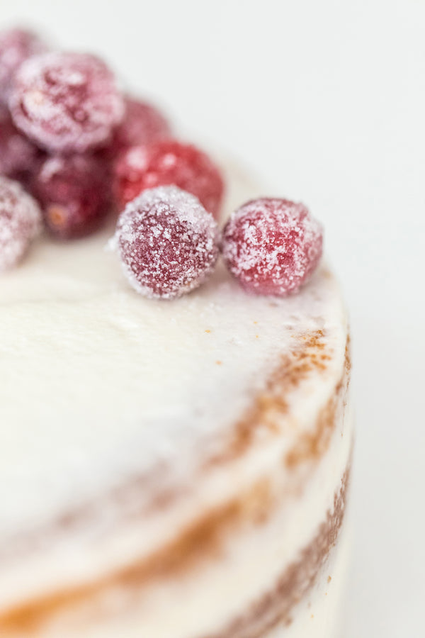 Cranberry Orange Almond Cake