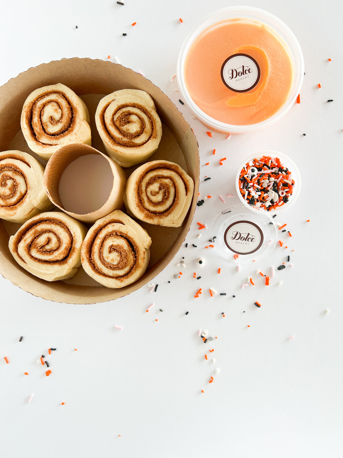 Spooky Cinnamon Rolls - Take & Bake