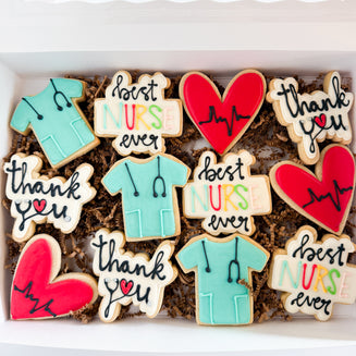 Best Nurse Ever Sugar Cookie Set