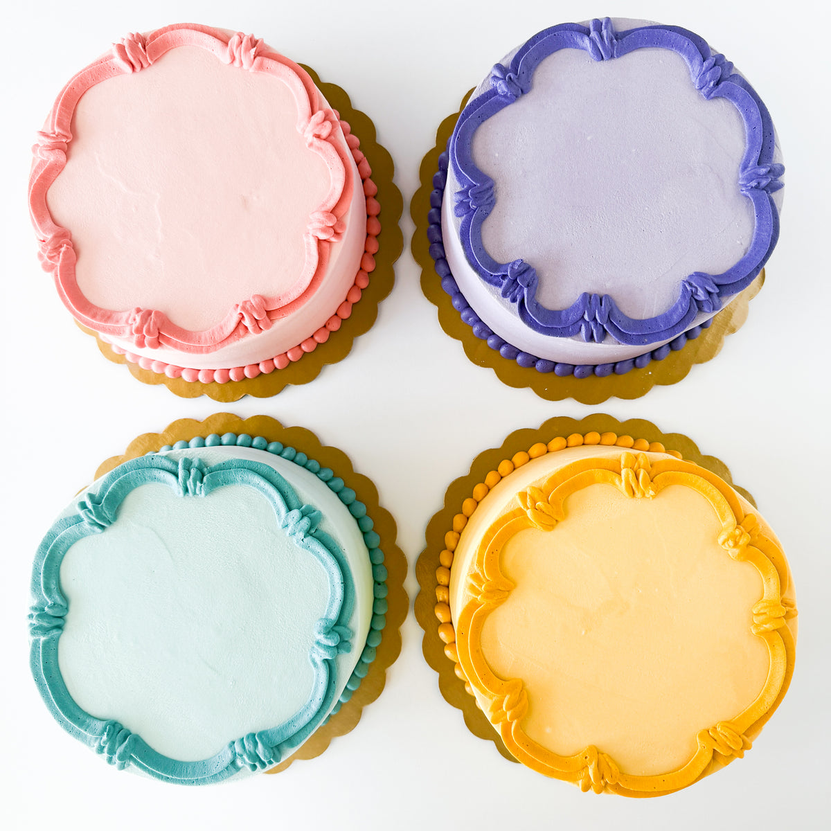 Ruffle Border Cake