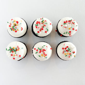 Festive Sprinkle Cupcakes