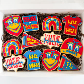 KU Jayhawks Sugar Cookie Set