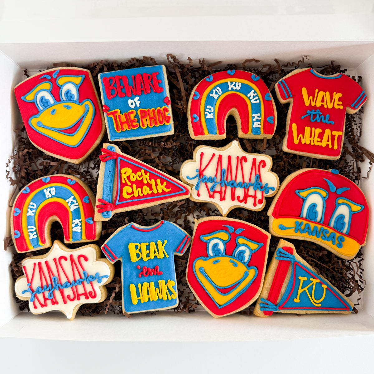 KU Jayhawks Sugar Cookie Set