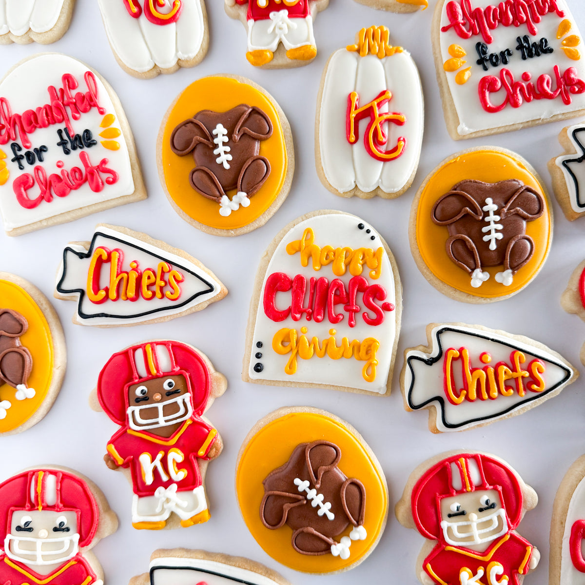 Chiefs-Giving Sugar Cookie Set