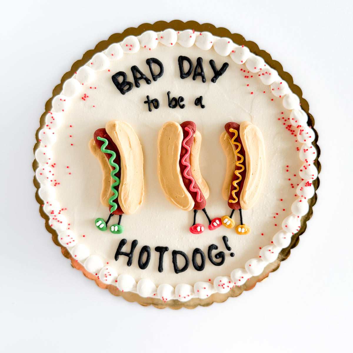 Bad Day To Be A Hotdog Cake