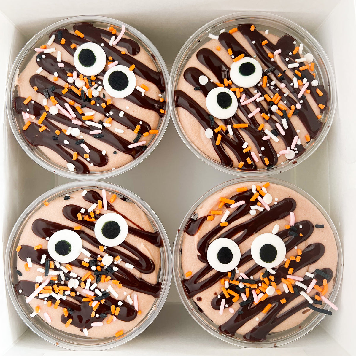 Monster Mudslide Cake Cups