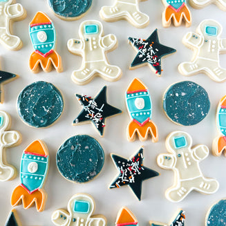 Outer Space Sugar Cookies
