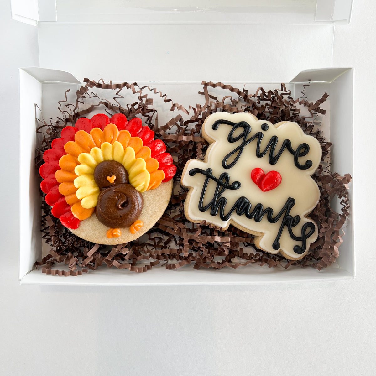 Turkey Sugar Cookie Box